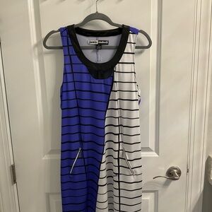 Jamie Sadock Black,  White, purple dressTop